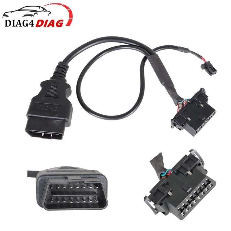 Car OBD 16PIN Adapter for Safety Door Bypass OBD2 Cable Fit For 2018-2020 Dodge Cummins RAM HD For Benz