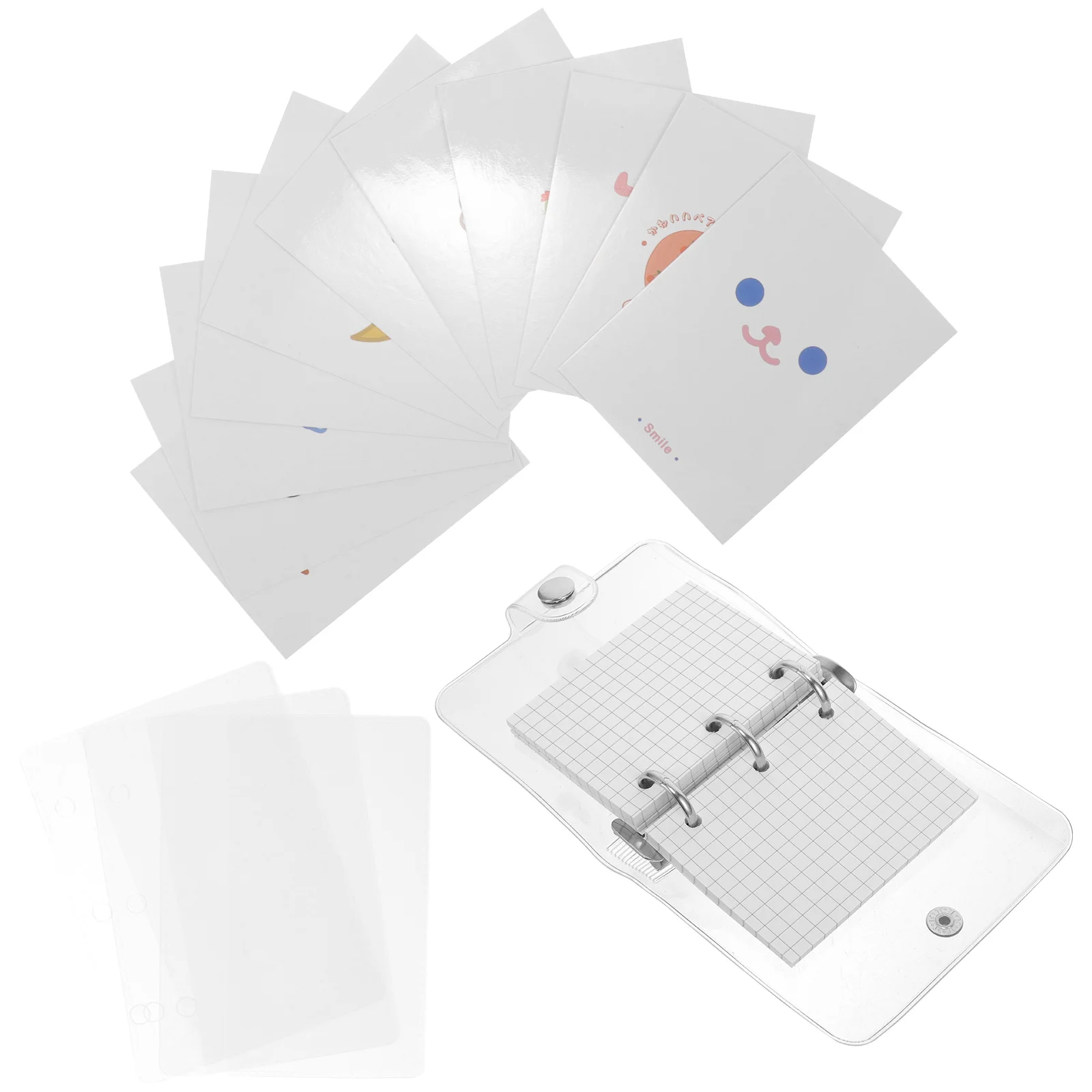 

Mini Notebook Decorative Small Students Scrapbook Record Accessory Portable Notepad Pocket Binder The