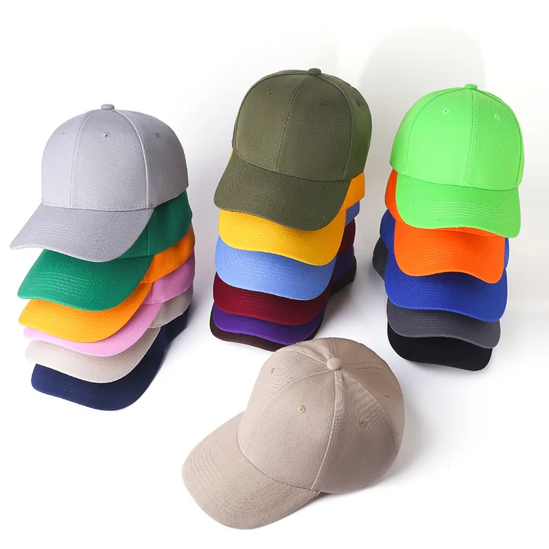 Casquette de Baseball unisexe avec Logo personnalisé, réglable, pour hommes et femmes, chapeau de camionneur de Sport, couleur unie, imprimé personnalisé, Hip Hop, pour papa