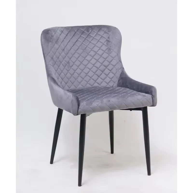 

Nordic Velvet Dining Chair Modern Tufted Ergonomic Durable Interior Living Room Chair
