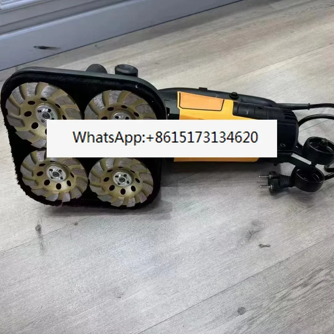 Multi-function Dust-free Concrete Surface Edger 110V/220V 3800W Long Rod Polishing Floor Grinder Concrete Grinding Machine