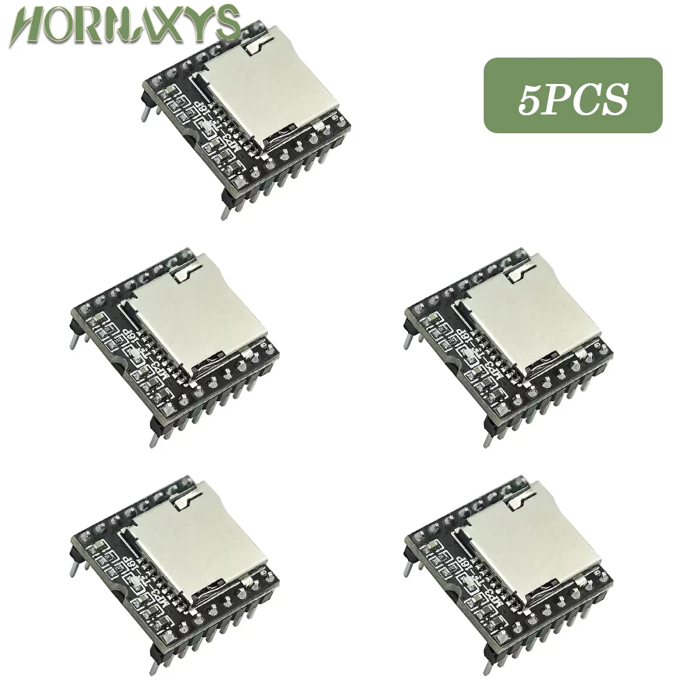 1-10pcs DFPlayer Mini MP3 Player Module V3.0 16P TF Card U Disk DF Player Audio Voice Module Board