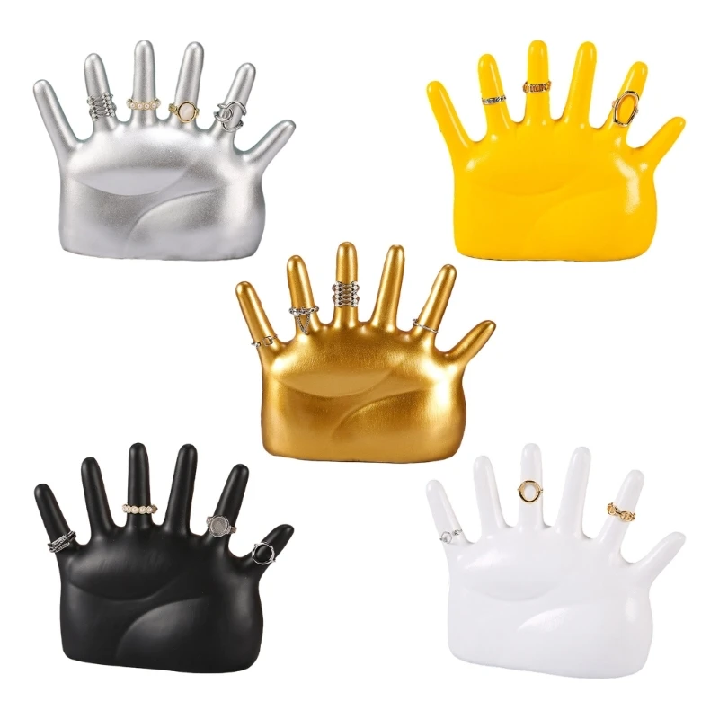 

Fast Reach Hand-Shaped Jewelry Rack Resin Bracelet Display Holder Rings Stand Bracelet Rack