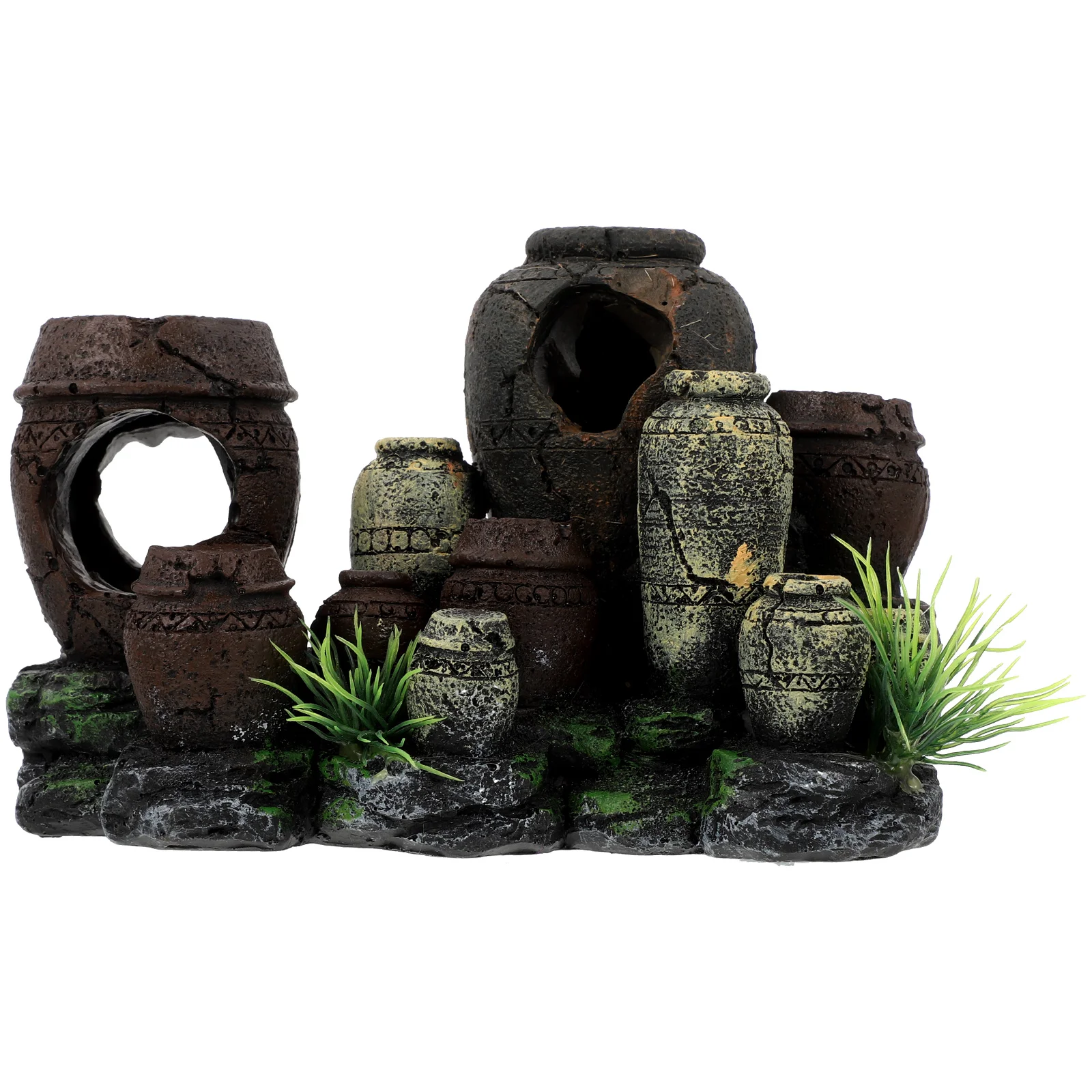 

Unique Resin Fish Tank Decoration Heavy Cave for Aquarium Decor Jewelry Accessory Jar Shelter Long Lasting Visual Appeal