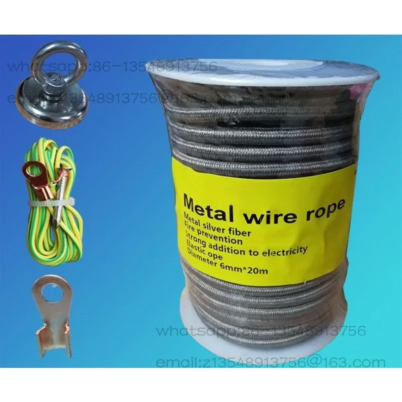 Composite Machine Gravure Printing Machine Eliminate Static Electricity Rope Conductive Rope Silver Fiber