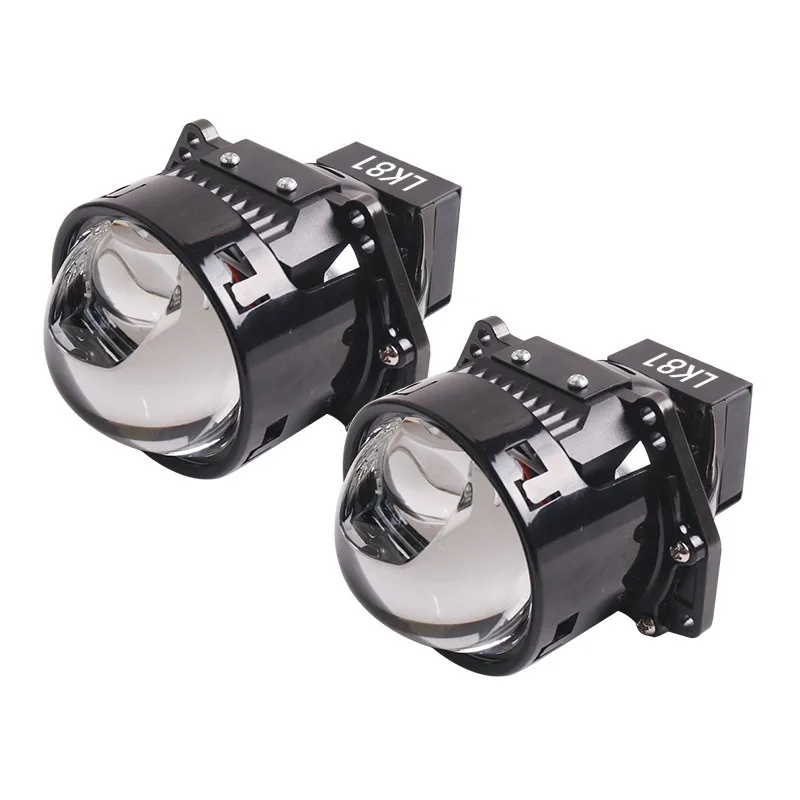 3-дюймовые би-светодиодные лазерные линзы 12 В 70 Вт 6000 К дальний луч автомобильные мотоциклетные фары комплект модернизации