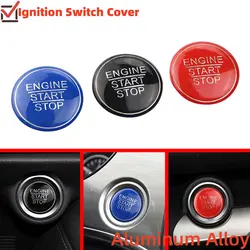 1Pc per Toyota Camry 2018 CHR 2017-2021 Motore Auto One Button Start Stop Interruttore di Accensione Tappo di Copertura Stampaggio adesivo