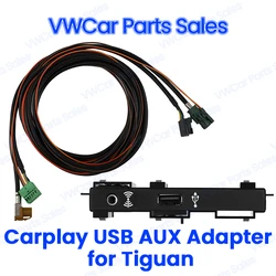 OEM 5q00vw 26e CarPlay USB AUX yüklemek priz anahtarı düğmesi MIB2 MDI USB AMI adaptörü VW Tiguan Touran için 5TA863324B