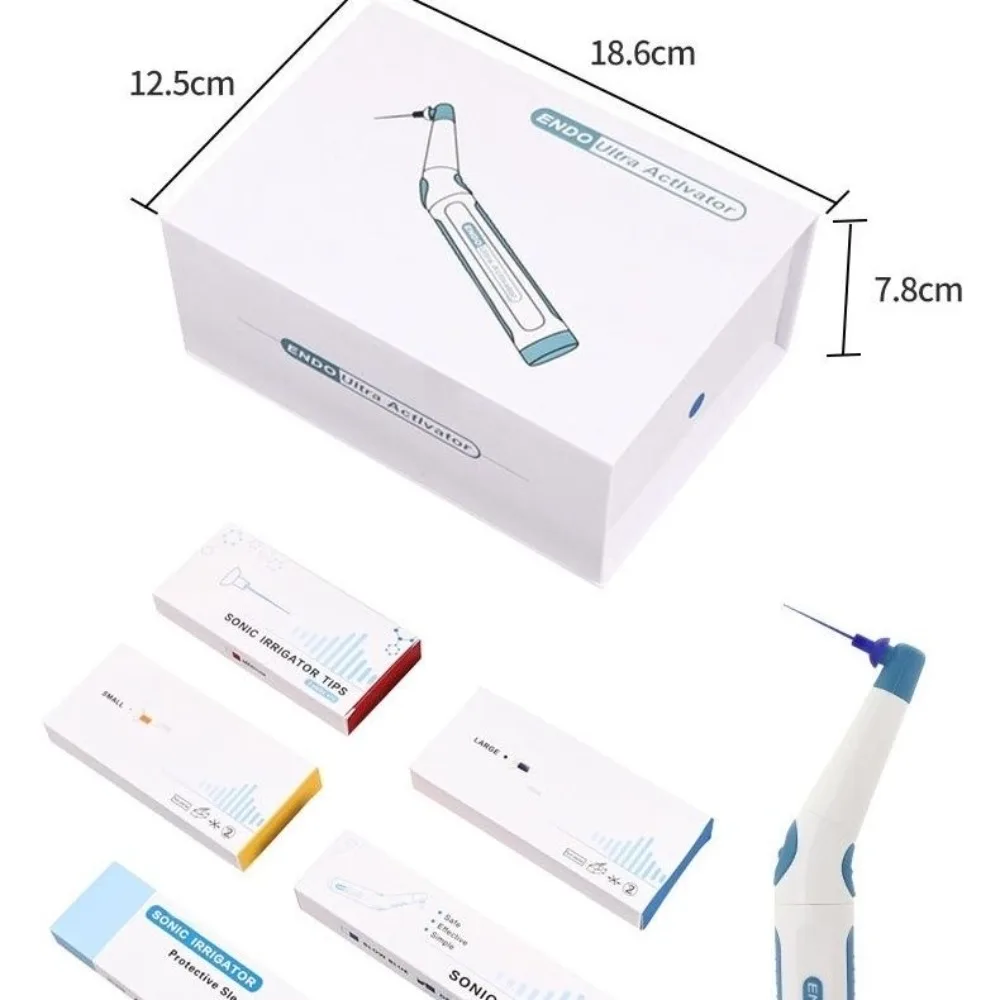 Dental Endo Ultra Activator Sonic Root Canal Irrigator 3 Speeds with 60Pcs Free Endodontic Irrigation Tips