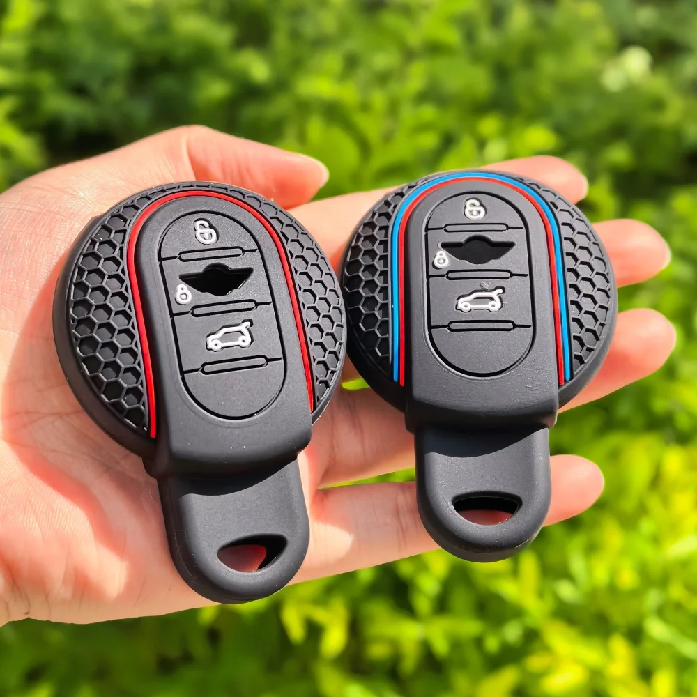 New Silicone Key Fob Cover Key Protection Case for BMW MINI COOPER S ONE JCW F54 F55 F56 F57 F60 CLUBMAN COUNTRYMAN Accessories