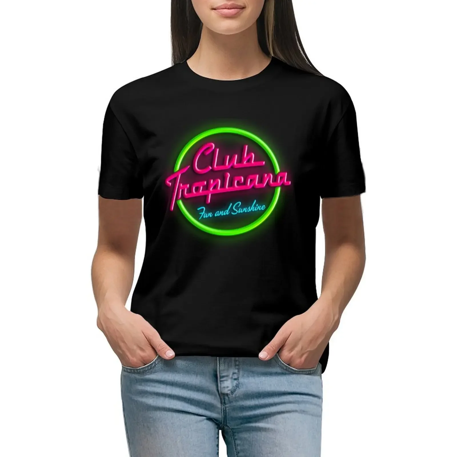 Club Tropicana T-Shirt plus size tops graphics sublime customs design your own cotton t shirts Women