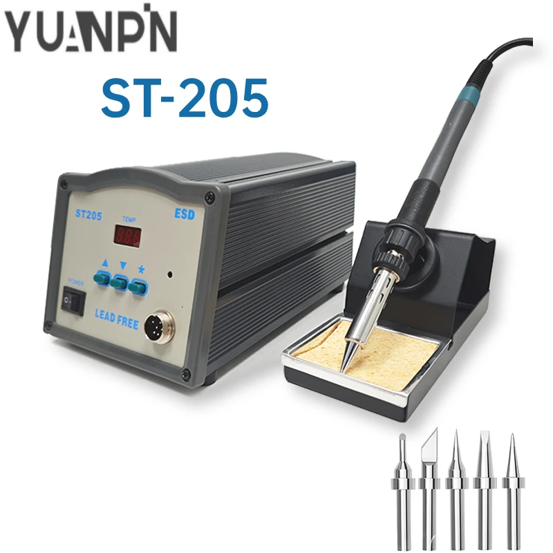 YUANPIN 205H Soldering Station150W Professional High Frequency LED Digital Display Soldering Iron For Repair PCB SMD Tools