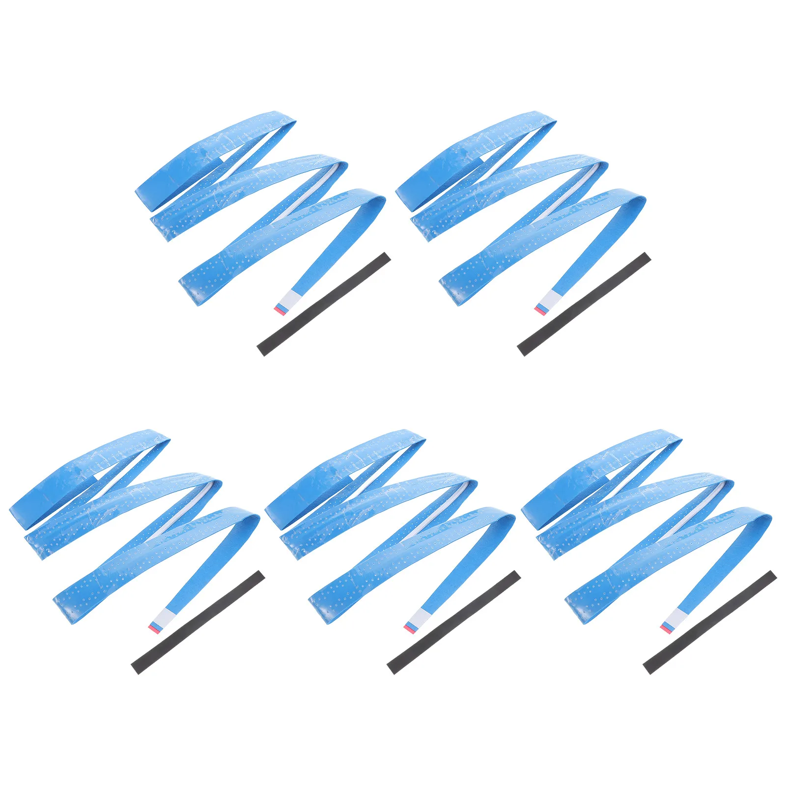 

5Sets Anti-Slip Badminton Grip Tape Tennis Racket Overgrip Sweat Absorbing Non-Slip Straps Portable Sports Supplies