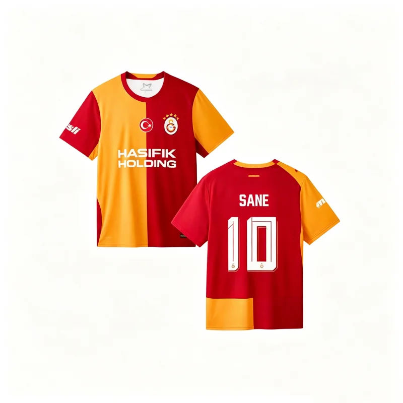 2026-27 Neuer Rafael Leão # 27 Victor Osimhen # 45 Atmungsaktives T-Shirt für Männer und Frauen, Galatasaray Fußballtrikot, Unisex-Familien- und Kinder-T-Shirts – Detail 5
