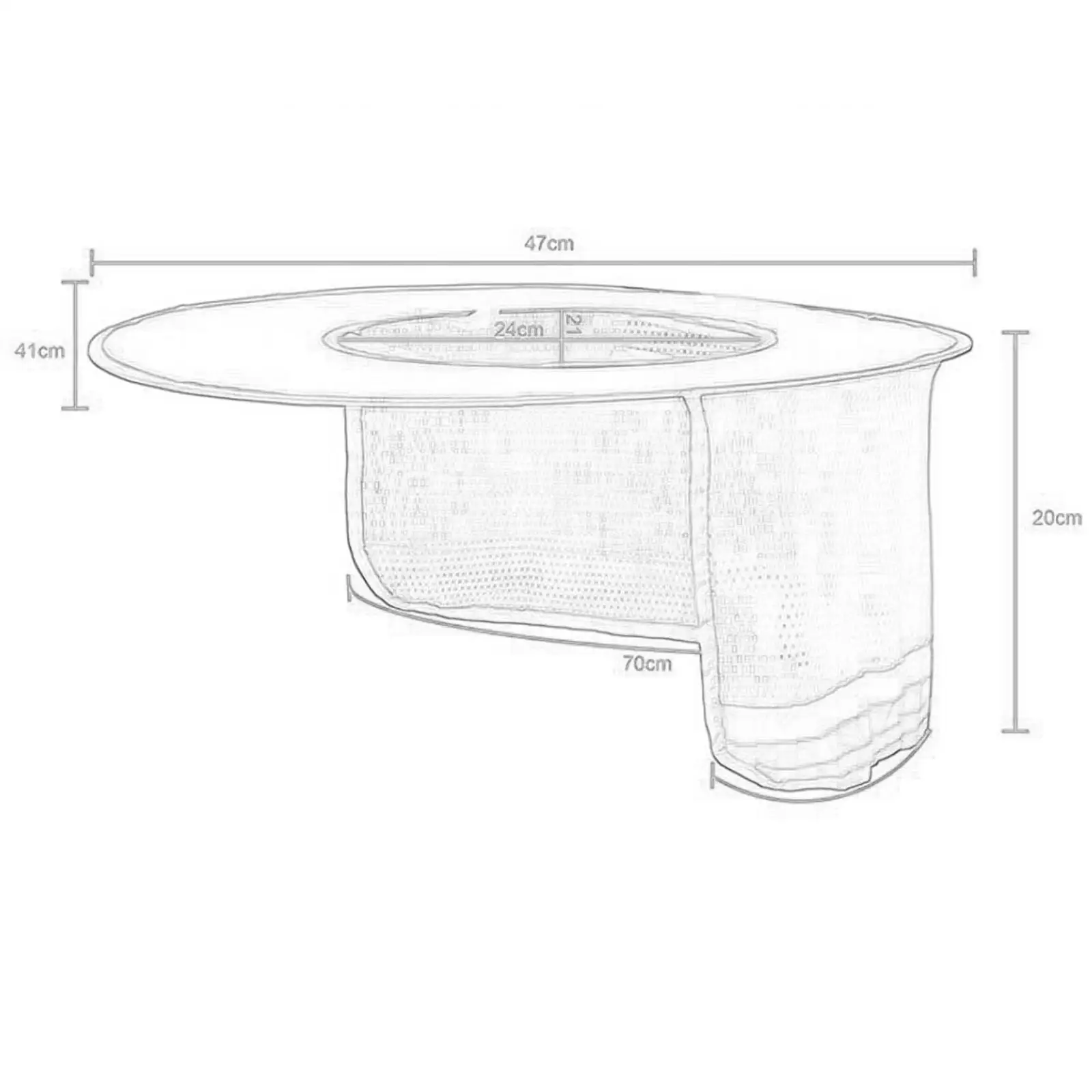 غطاء مظلة للرقبة، غطاء شريطي عاكس للضوء لصيد الأسماك والتنس باللون البيج