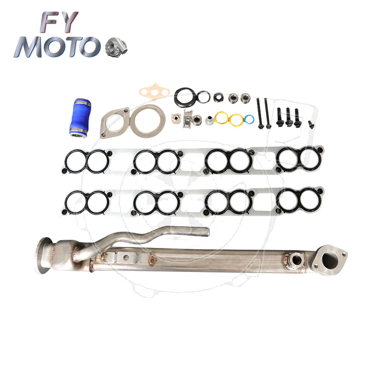 طقم تبريد EGR مربع لـ 04-2007 6.0 Powerstroke ديزل 6 فتحات