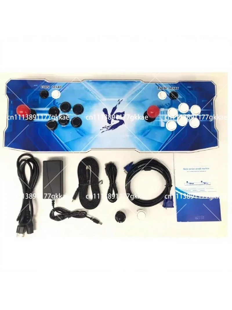 2 Player Arcade Game Machine Dual Wireless Joystick Desktop Video Console for Home Party