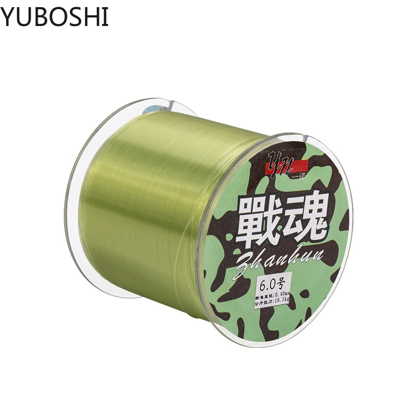 

YUBOSHI Brand New 500M High Strength Nylon Fishing Line Freshwater Carp Monofilament Line 2 Colors Available