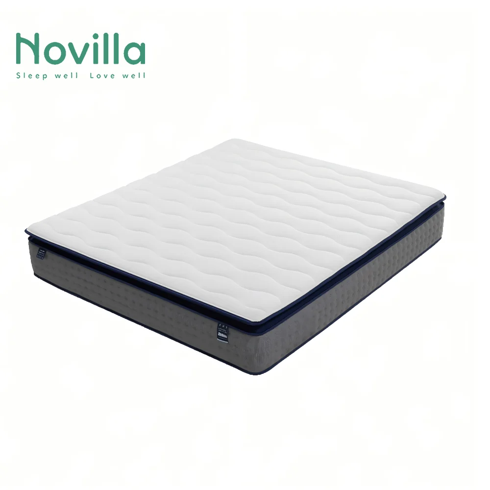Pillow Top Hybrid Mattress Roll Up Foldable Home Use King/Queen Size Twin Pocket Spring 30cm - view 3