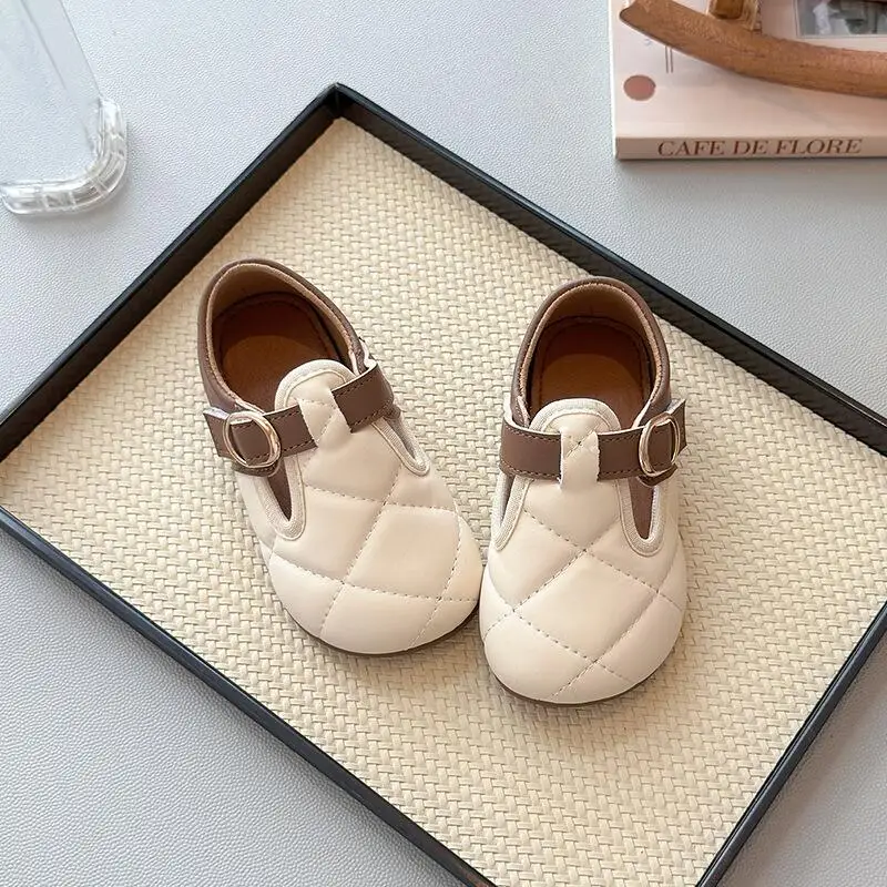 

Girl Princess Shoes Spring Autumn Soft Sole Leather Shoes Sneakers Lightweight Versatile Child Kawaii Fashion New Casual Shoe