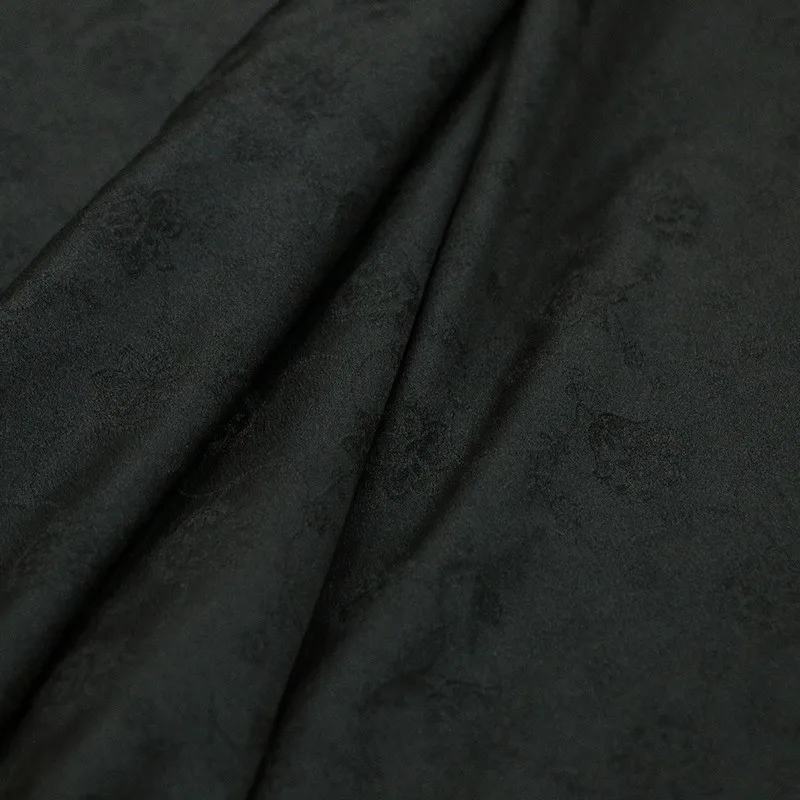 Crepe pesado material antigo ramie seda jacquard tecido de cetim patrimônio cultural individual Xiangyunsha novas roupas de estilo chinês