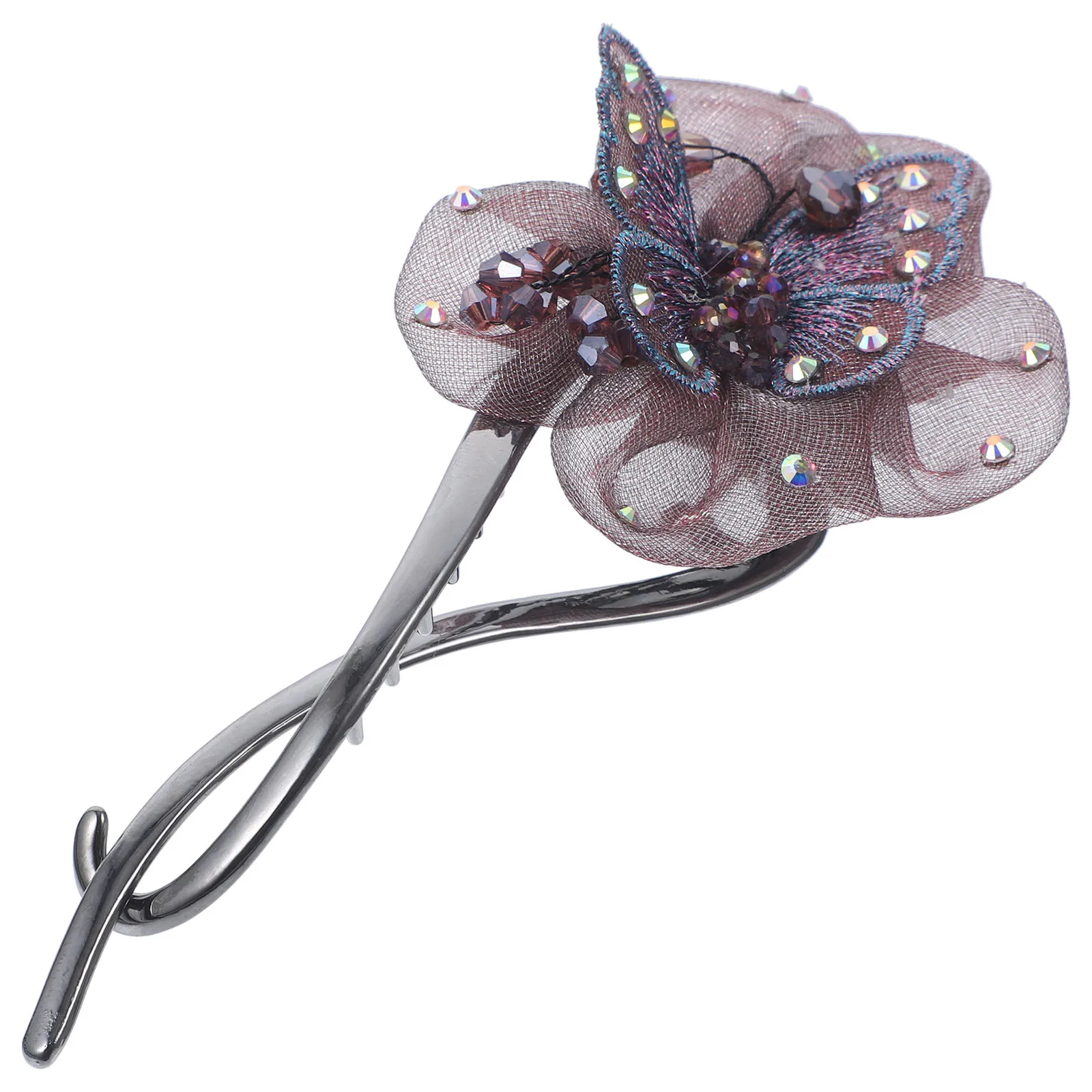 

Bow Hairpin Barrettes Pins Thick Bun Holder Tie Butterfly Hair Clips To Hold Hair Back Accessories