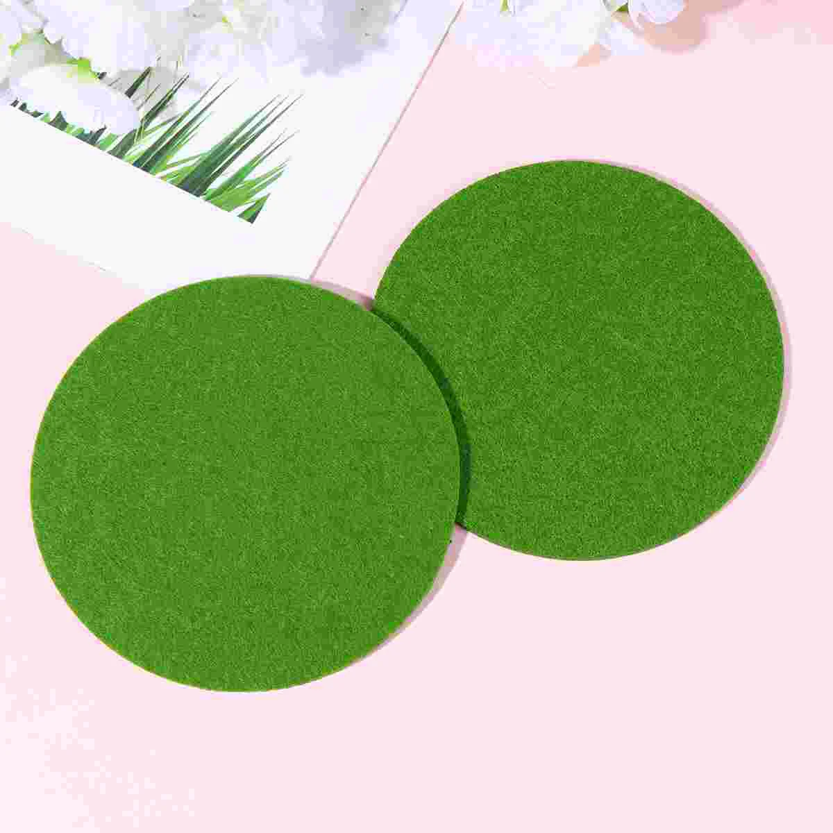 

20 Pcs Absorbent Coaster Plant Pot Felt Furniture Pads Round Placemat 1200X1200X030CM Protective Mats Table Feet