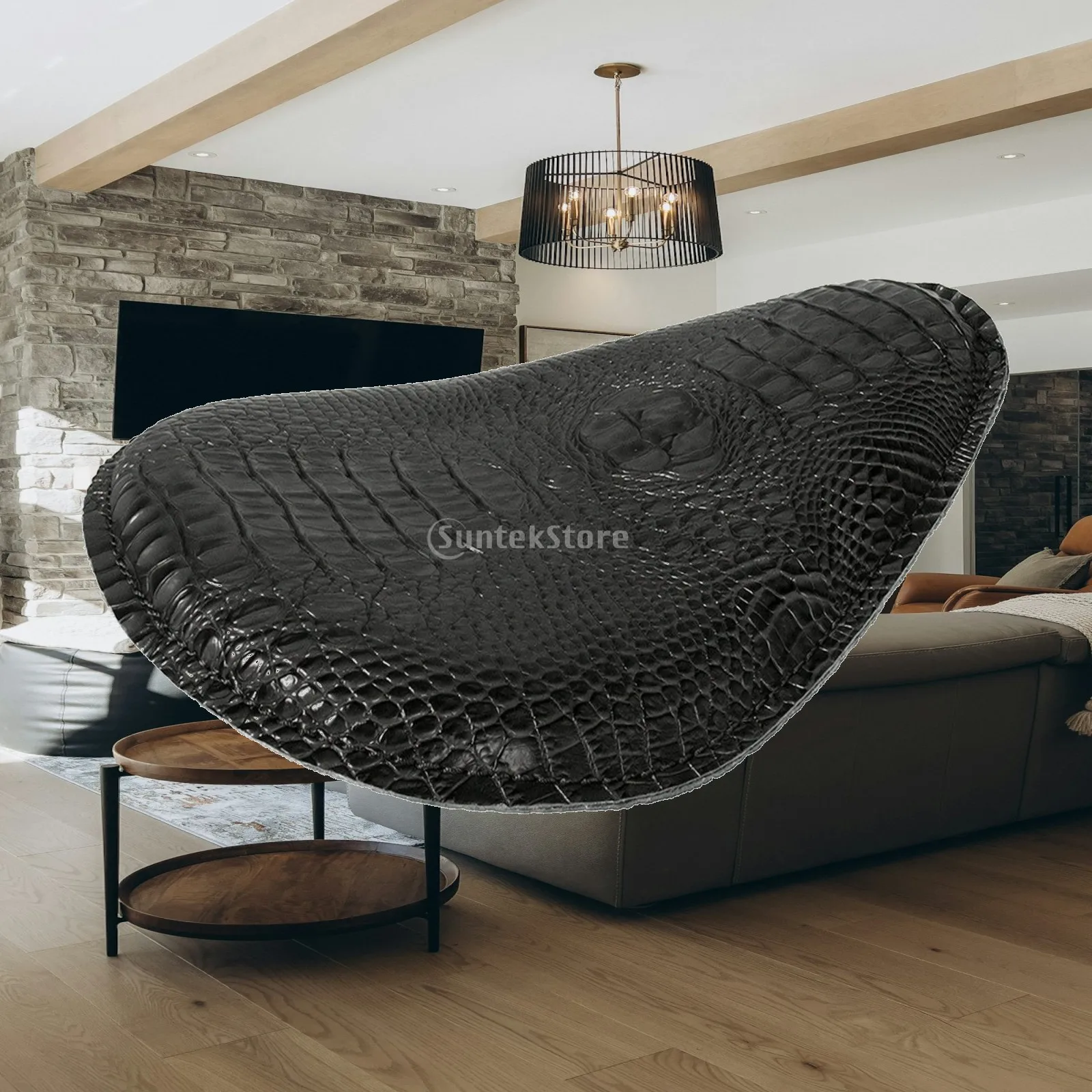 Contoured Solo Saddle with Embossed Scale Panels Padded Custom Motorcycle Seat Harley-Style Motorcycle Seat Long-Lasting