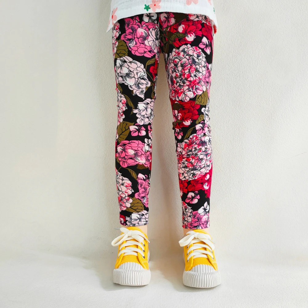 Kinder kleidung Kinder hose Frühling und Herbst Mädchen gedruckt Cartoon Slim Fit Hose Sommer hose – Detail 10