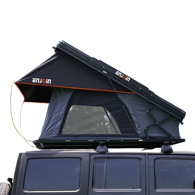 ENJOIN Hard Shell Waterproof Aluminium Roof   Tent for Car with Quick Automatic Opening Four-Season Use 300kg Capacity