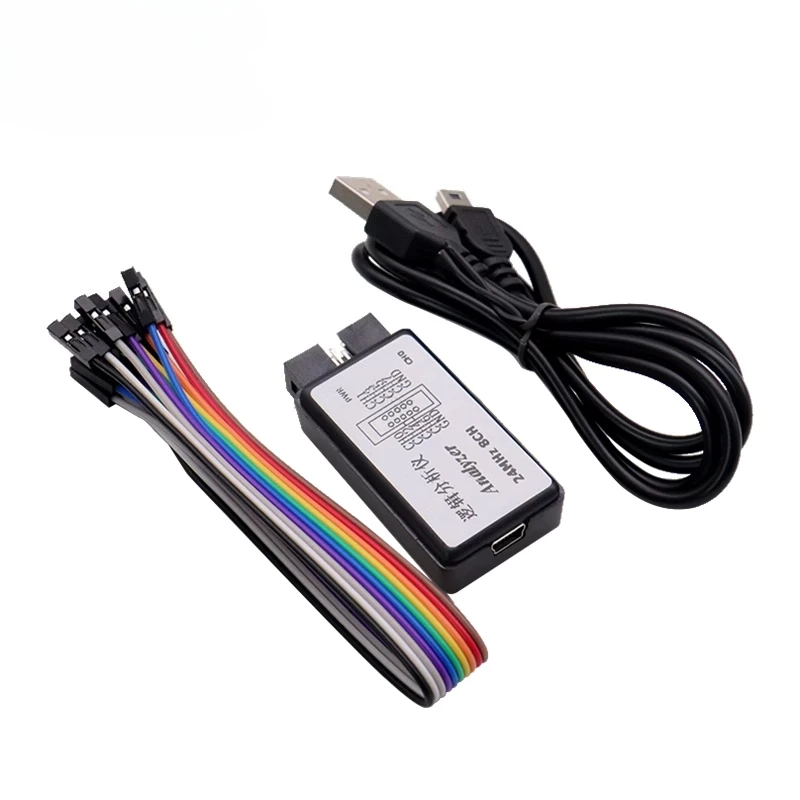 USB logic analyzer powerful tool for debugging ARM microcontrollers and FPGAs 8-channel 24M sampling