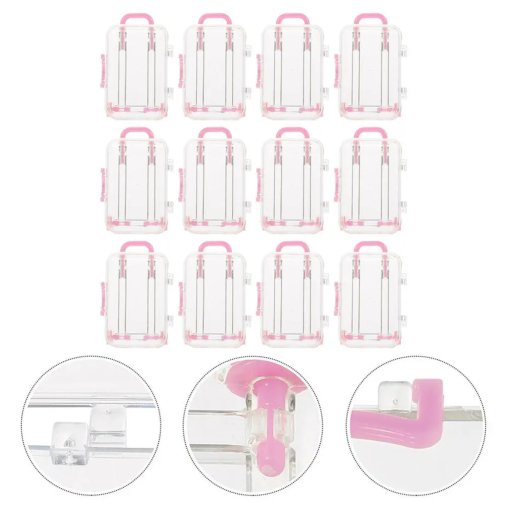 

24pcs Mini Suitcase Candy Box Gift Packaging For Wedding Party Favor Boxes Sturdy Ps Material Handle Design Dessert Display Case