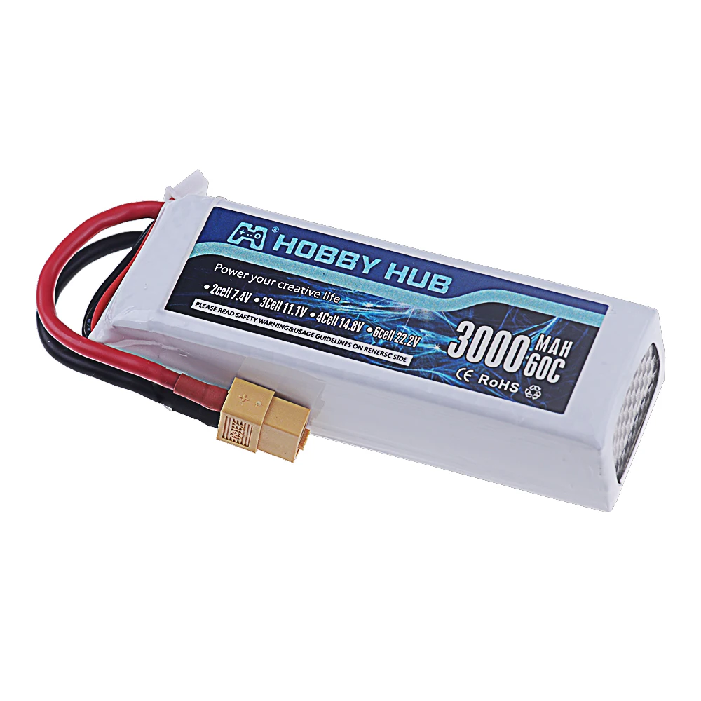 Akumulator LiPo 3s 3000mAh 11.1V 60C do helikoptera RC Quadcopter Samochody Samolot Akumulator 11.1V 3S z wtyczką T JST XT30 XT60