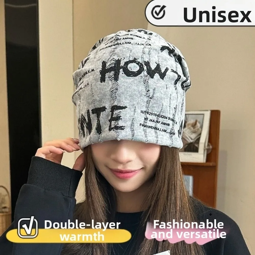 

Fashion Polyester Cotton Women Beanies Soft Breathable Ear Warmer Cap Elastic Hip-hop Bonnet Postpartum Hat for Women and Men