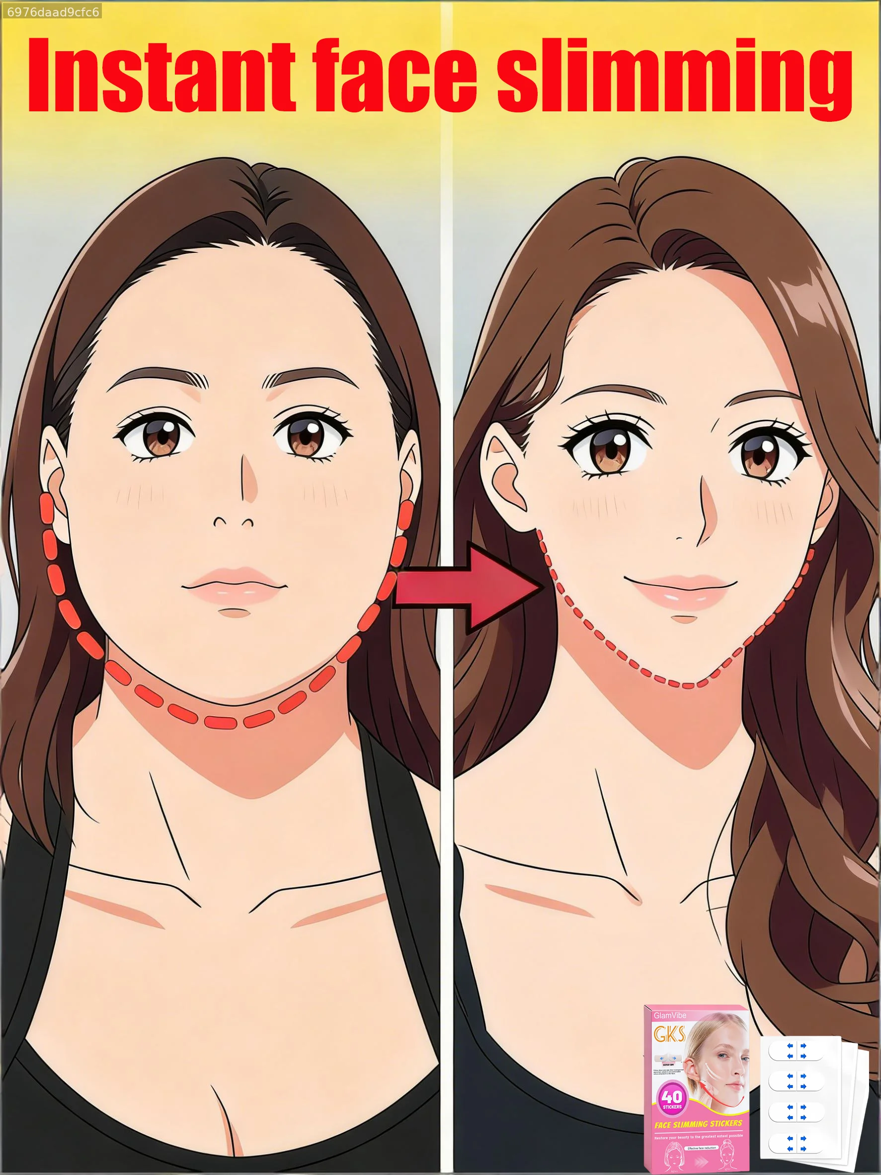 

Невидимые мгновенные V-образные наклейки для лифтинга лица, антивозрастные, от двойного подбородка, инструменты для макияжа