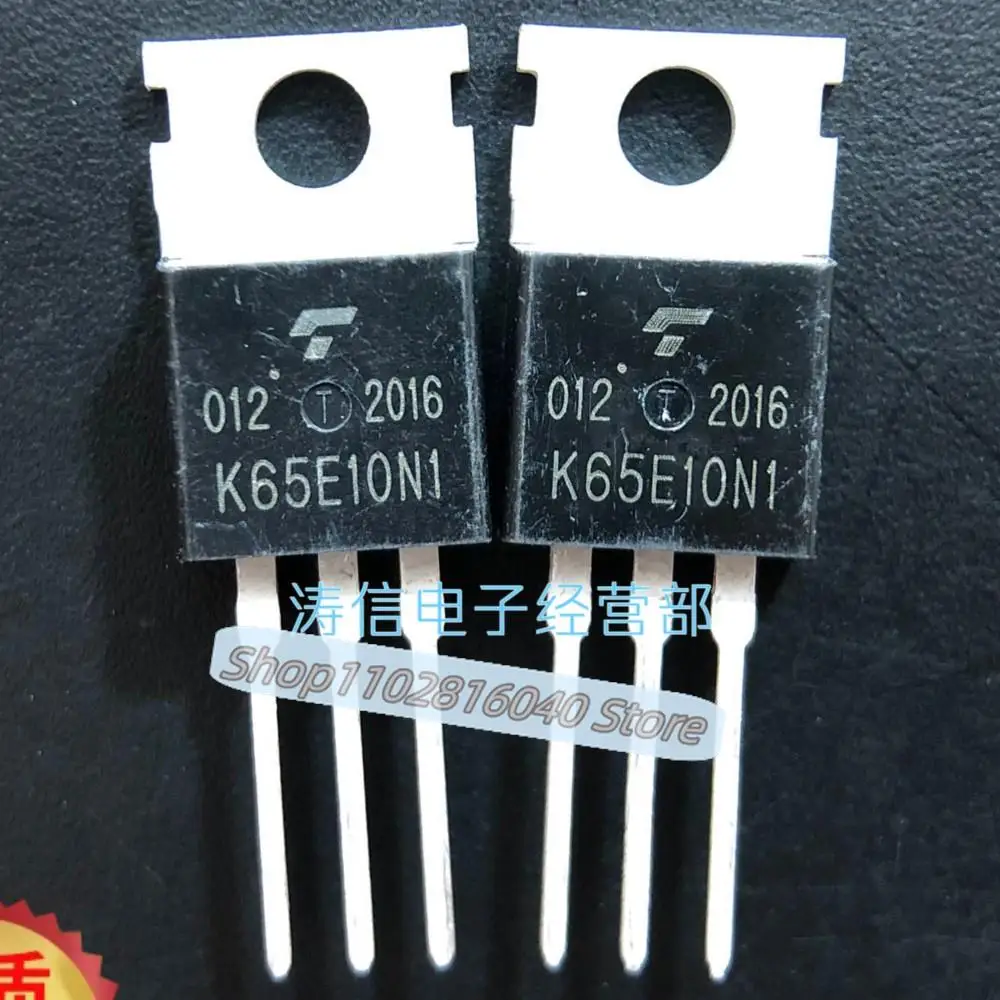 

10PCS/Lot TK65E10N1 K65E10N1 MOS TO-220 100V/148A Best Quality Imported Original Spot