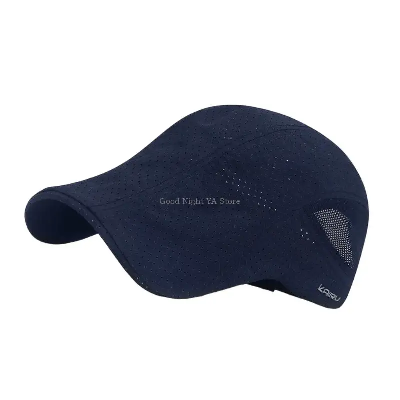  Breathable Travel Cap with Rear Strap Adjustment, Mesh Shade Coverage, and Mesh Side Section for Summer Travel Days