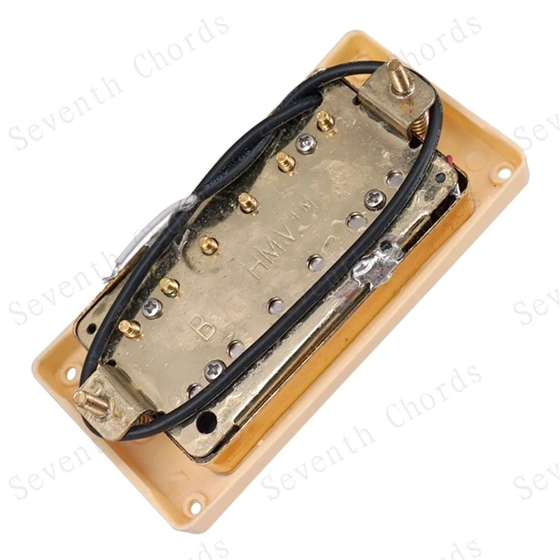 1 Paar Goldene Doppelspulen-Elektrogitarren-Tonabnehmer, Gitarrenzubehör, Teile für Musikinstrumente, Humbucker-Gitarren-Tonabnehmer – Detail 17