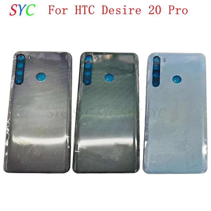 

Rear Door Battery Cover Housing Case For HTC Desire 20 Pro Back Cover with Logo Repair Parts