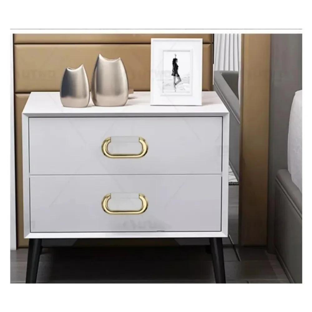 Modern Simple Light Luxury 64-Hole Surface Mounted Flat Drawer Pulls Small Handle for Bedside Table And Wardrobe Bedroom Decor