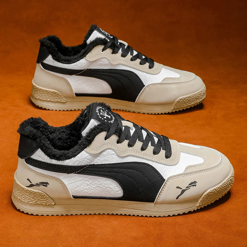 

2025 Cotton-padded sports shoes, anti-slip, fashionable and durable loafers Zapatillas Hombre