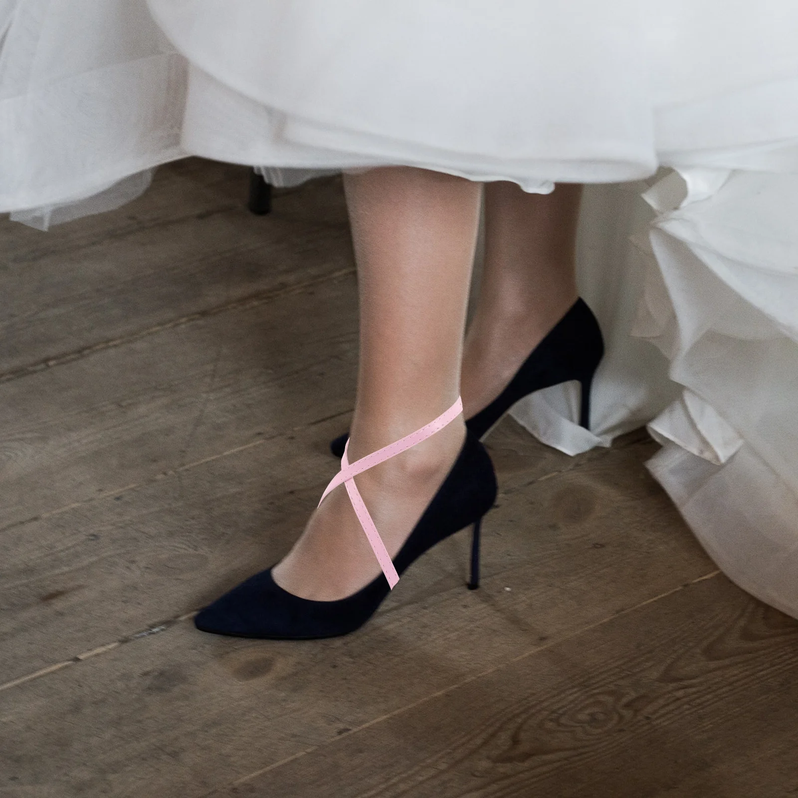 

2pcs High Heel Laces For Women Detachable Anti-Slip Shoe Straps Replacement Ankle Straps High Heel Shoelace Gift