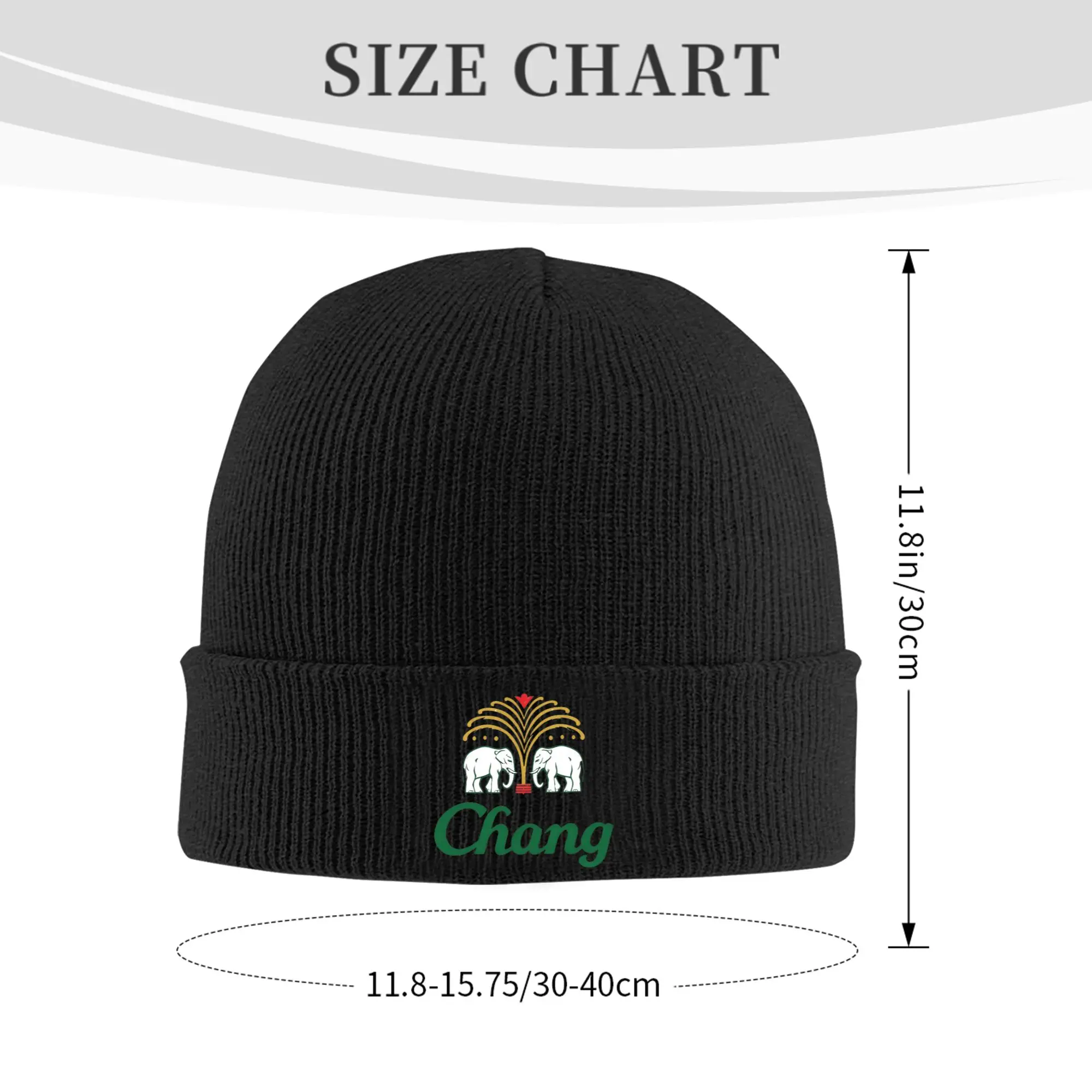 Chang Beer Thai Drink Winter Skullies Beanies Hat Warm Autumn Knitted Hats Bonnet Caps for Women Men
