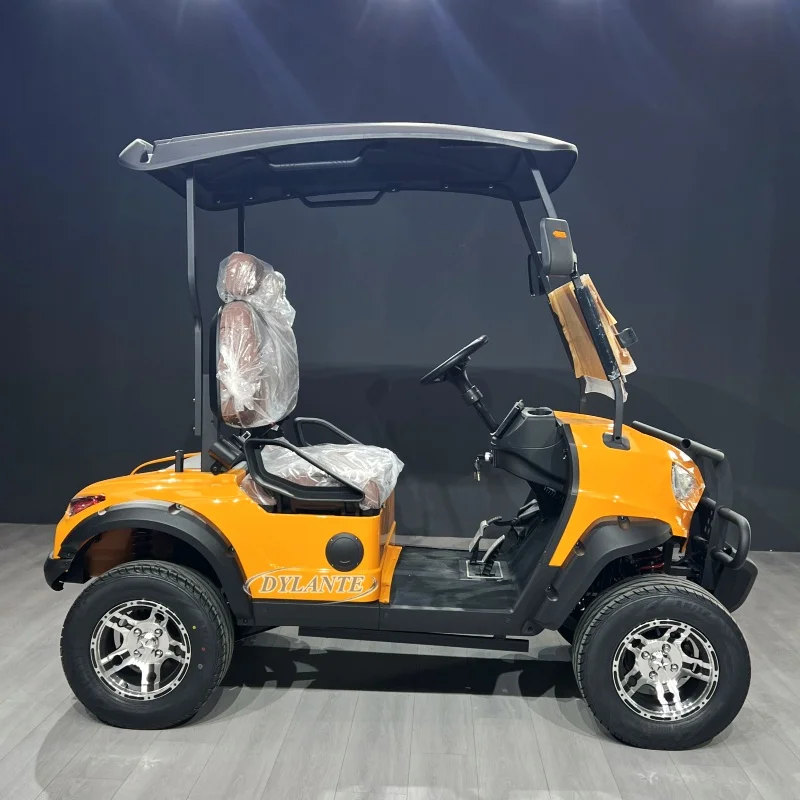 cheap factory sale electric golf cart 2 seat electric mobility scooter WIth golf bag straps golf buggy