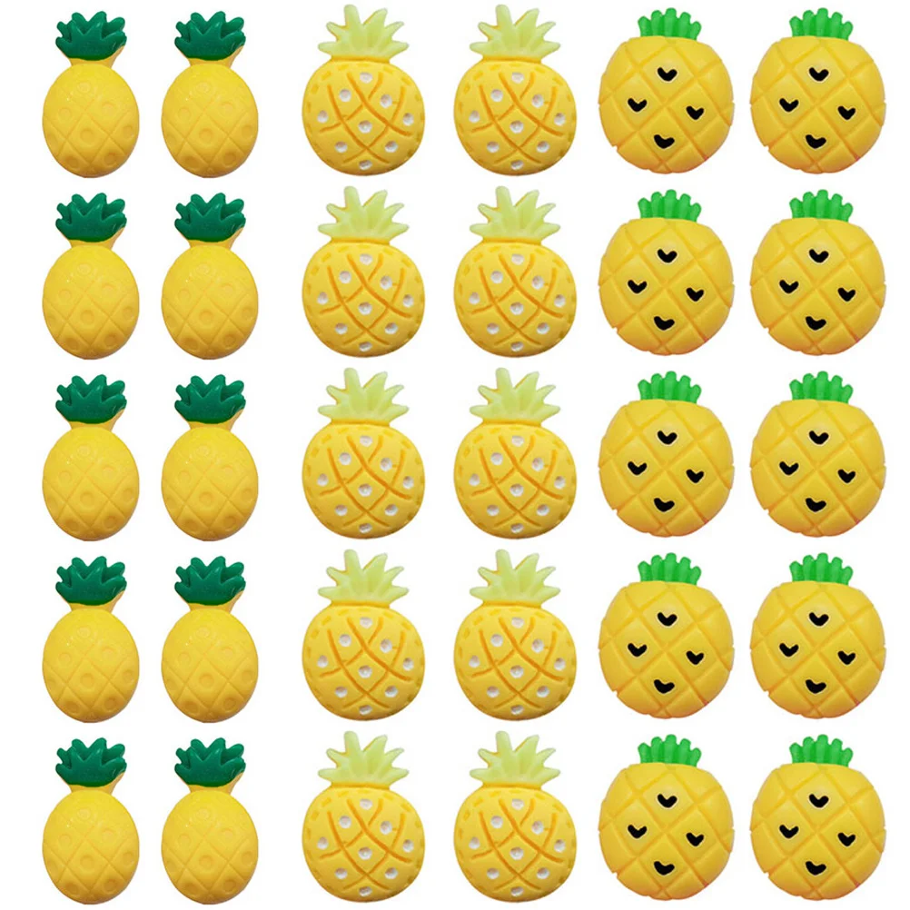 

Cute Fruit Push Pin Pineapple Pushpin Nail Decor Bulletin Thumbtacks Pushpins Student Decorative