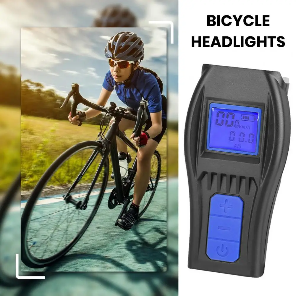 Bike Light Super Bright Waterproof Led Headlight with Horn Multifunctional Bicycle Computer Speedometer Kit Bike for Cycling