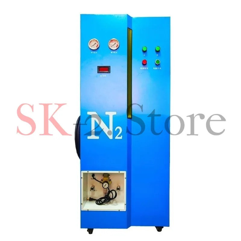 Automatic Car Tire Nitrogen Inflator Generator 220V 25W High-Purity Wheel Nitrogen Filling Machine for Auto Maintenance