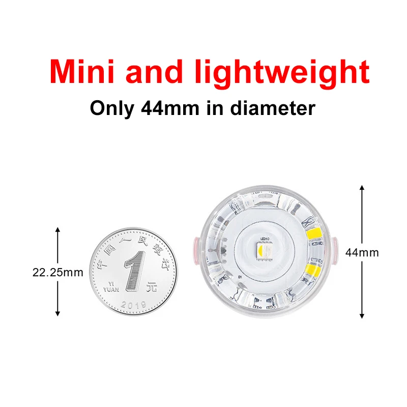 Solar-Powered Anti-Chase Rear Tail Light Waterproof Anti-Collision Warning Lights Wireless LED Strobe Lamp for Car Motorcycle