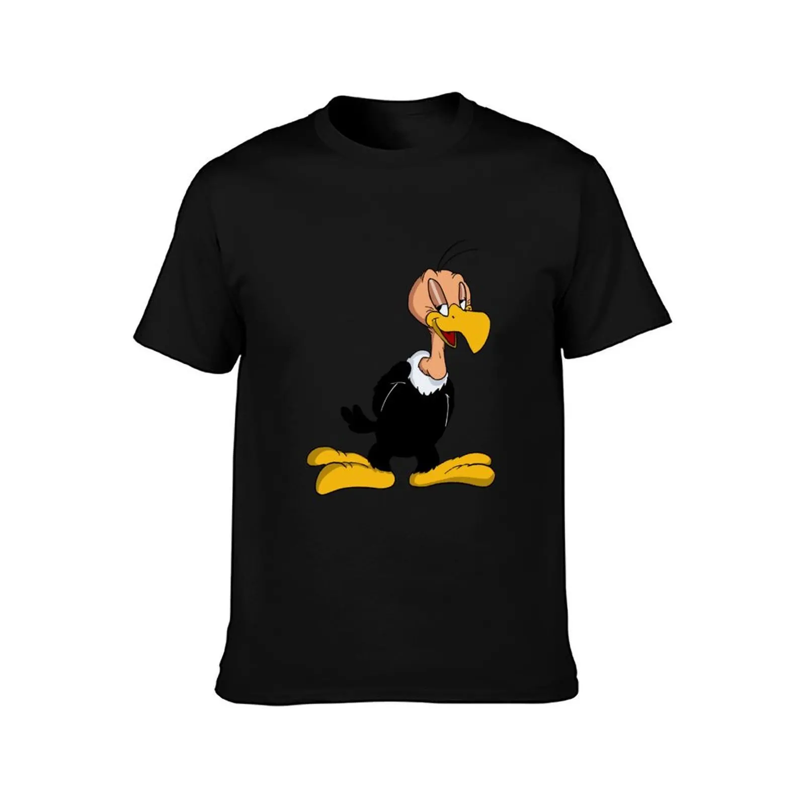Beaky T-Shirt, Summer Casual Cotton Tee, Oversized Streetwear Tops, Vintage Graphic Print, Loose Fit Short Sleeve, 100% Cotton