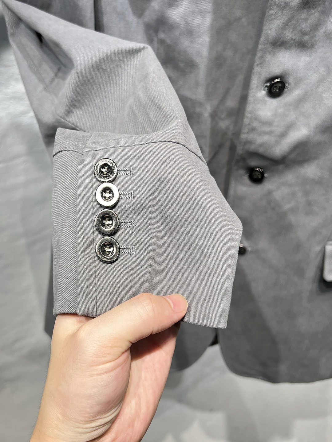 بدلة رجالية عالية الجودة ذات ياقة واقفة من Jaet Busin كاجوال قابلة للتنفس من ألياف البوليستر طويلة Sve بسحاب للإغلاق #4